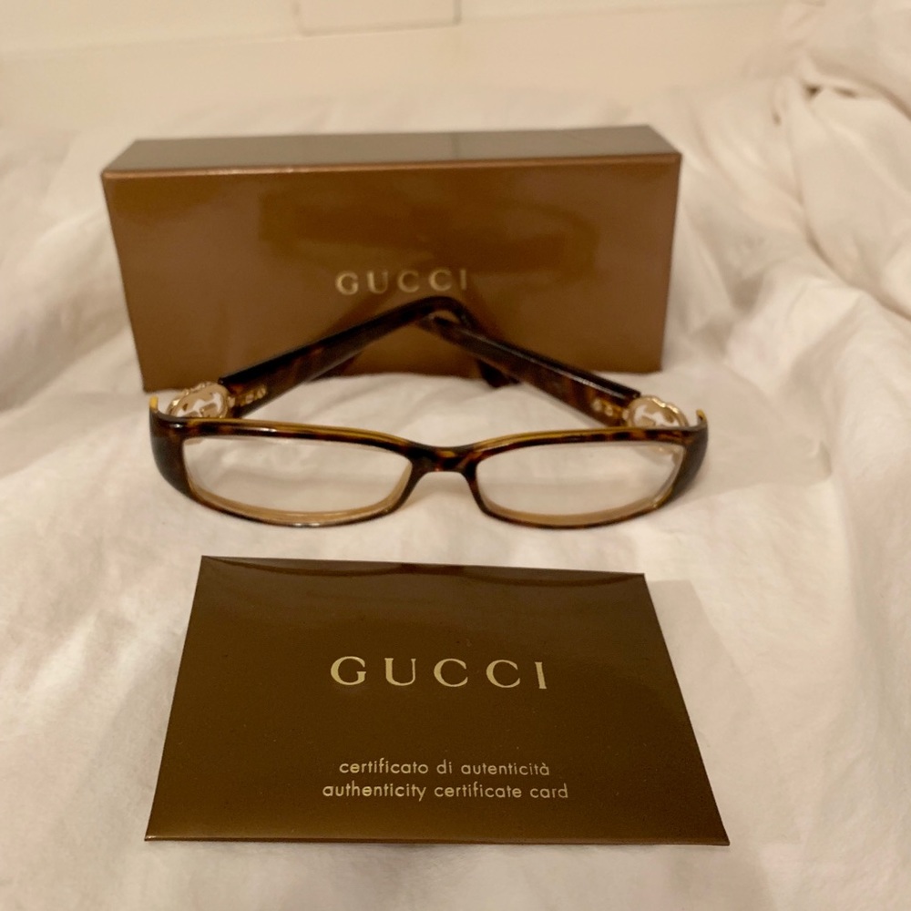 Gucci Tortoise Eyeglasses